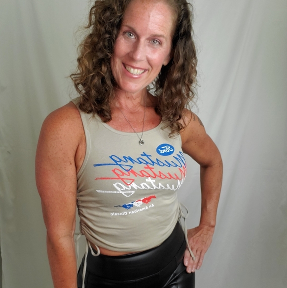 Ford Mustang retro vintage style tank top - Picture 2 of 11